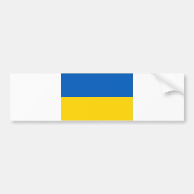 Autocollant De Voiture Ukraine Patriotic (Devant)