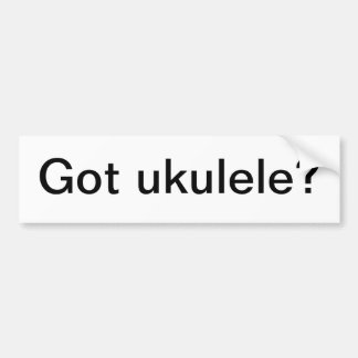 Autocollant De Voiture Ukulélé obtenue ?