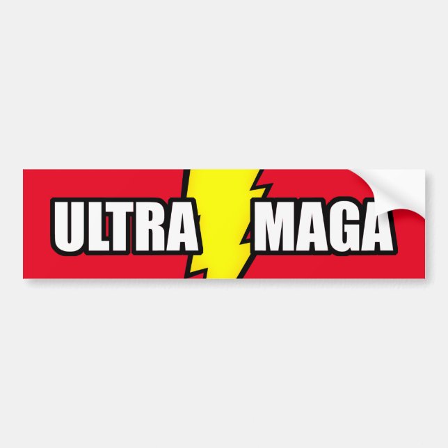 AUTOCOLLANT DE VOITURE ULTRA MAGA (Devant)