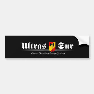 Autocollant De Voiture ultrassur Ultras Sur Real Madrid