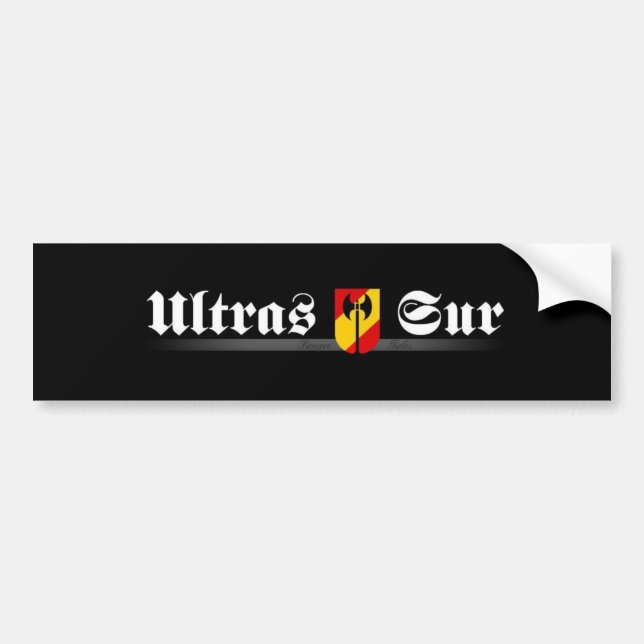 Autocollant De Voiture ultrassur Ultras Sur Real Madrid (Devant)
