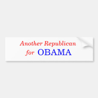 Autocollant De Voiture Un autre républicain, OBAMA, pour