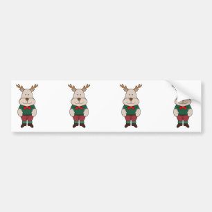 Autocollant De Voiture Un cerf mignon