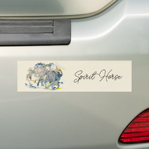 Autocollant De Voiture Un cheval spirituel à travers le temps par Sarah R