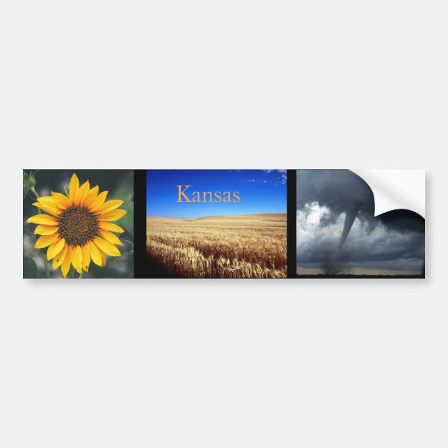 Autocollant De Voiture Un goût du Kansas (Devant)