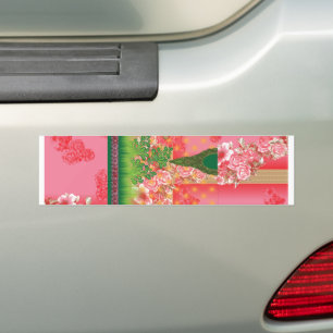 Autocollant De Voiture un miroir et quelques plantes