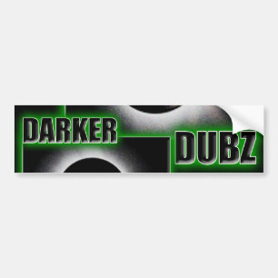 Autocollant De Voiture Une copie verte PLUS FONCÉE de DUBZ Dubstep