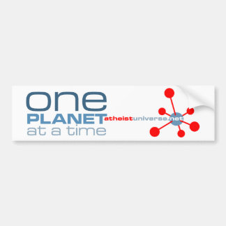 Autocollant De Voiture Une planète à la fois
