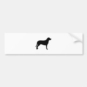 Autocollant De Voiture une plus grande silhouette suisse de chien de