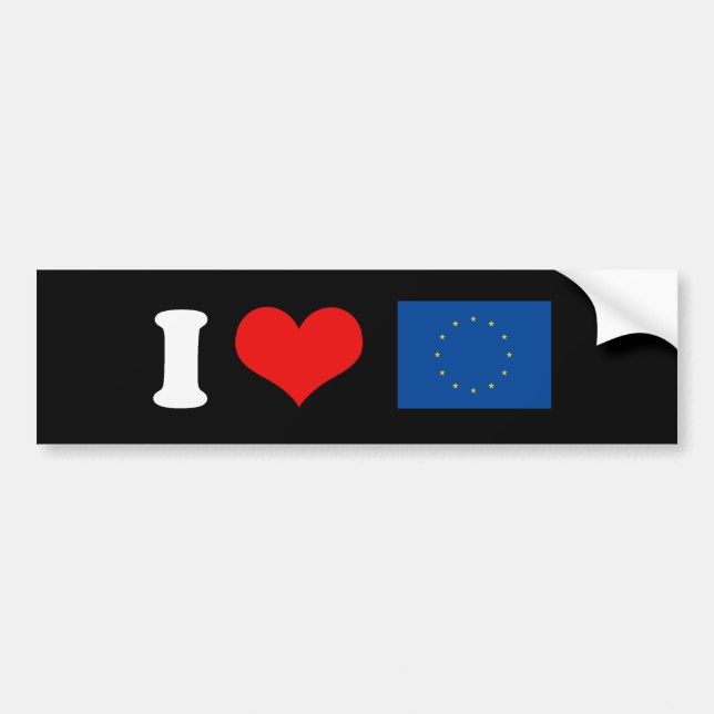 Autocollant De Voiture Union européenne (Devant)