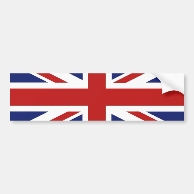 Autocollant De Voiture Union Jack (Devant)