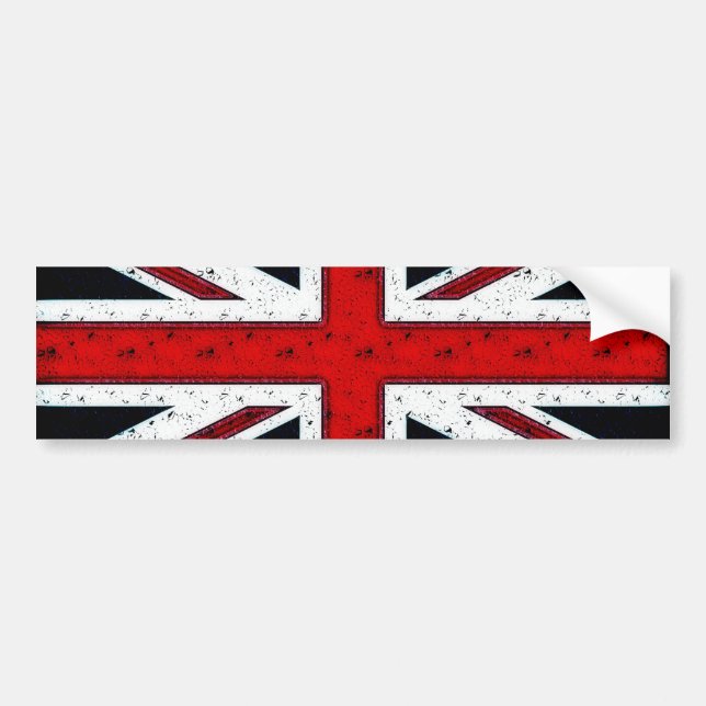 Autocollant De Voiture Union Jack robuste (Devant)