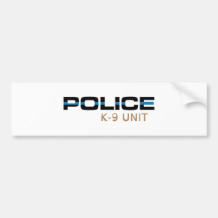 Autocollant De Voiture Unité de la police K-9