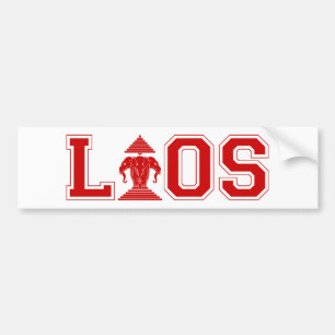 AUTOCOLLANT DE VOITURE UNIVERSITÉ DE LAOS
