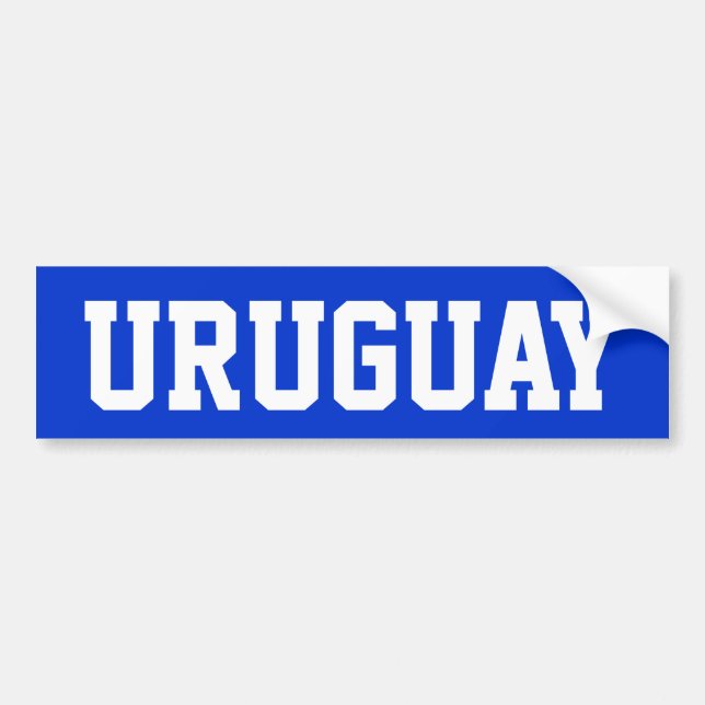 Autocollant De Voiture Uruguay (Devant)