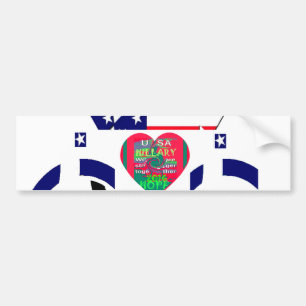 Autocollant De Voiture USA Hope Beau drapeau national Extraordinaire Desi