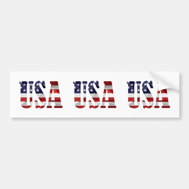 Autocollant De Voiture USA Patriotique (Devant)