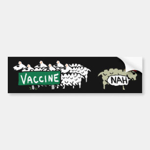 Autocollant De Voiture Vaccination contre la cire des moutons