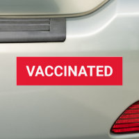 Vacciné, rouge et blanc