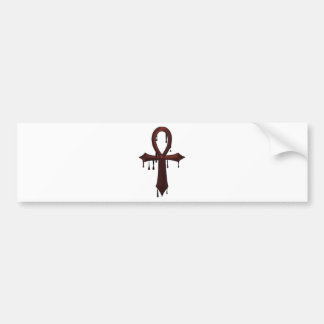 Autocollant De Voiture VAMPIRE ANKH - Bloody