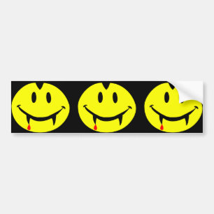 Autocollant De Voiture vampire emoji dracula