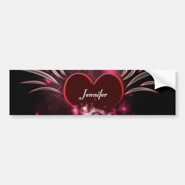 Autocollant De Voiture Vampire_Heart_Jennifer (Devant)
