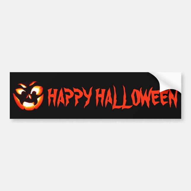 Autocollant De Voiture Vampire Jack-O-Lantern (Devant)