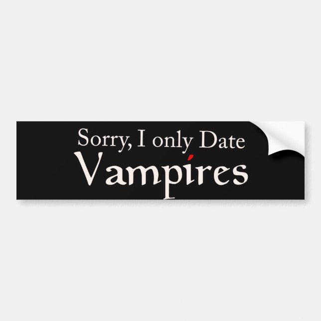 Autocollant De Voiture Vampire Vampires Fan Halloween (Devant)
