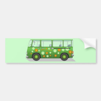 Autocollant De Voiture Van image hippie