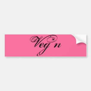 Autocollant De Voiture Veg*n