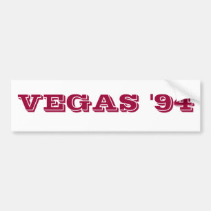 AUTOCOLLANT DE VOITURE VEGAS '94