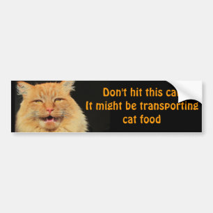 Autocollant De Voiture Véhicule de transport d'aliments pour chats