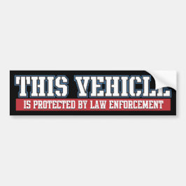 Autocollant De Voiture Véhicule protégé par police