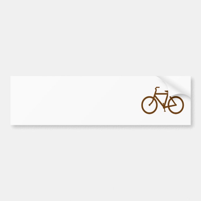 Autocollant De Voiture Vélo Brown (Devant)