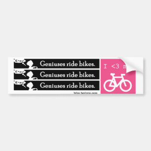 Autocollant De Voiture Vélos de tour de génies