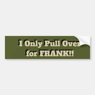 Autocollant De Voiture Vendredi avec Frank