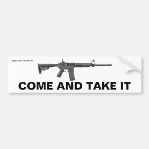 Autocollant De Voiture Venez Et Prenez Le Bumper Sticker