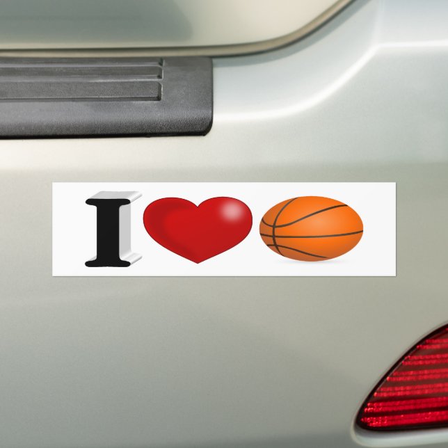 Autocollant De Voiture Ventilateur de basket-ball (En voiture)