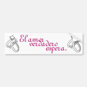 Autocollant De Voiture Verdadero espera d'amor d'EL