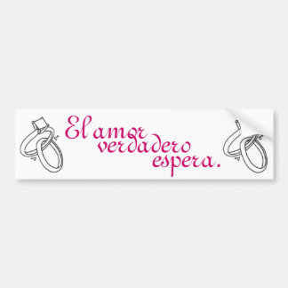 Autocollant De Voiture Verdadero espera d'amor d'EL