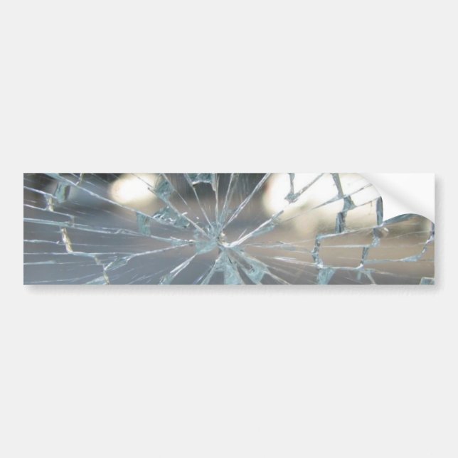 Autocollant De Voiture Verre cassé (Devant)