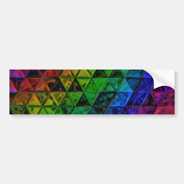 Autocollant De Voiture Verre de fierté (Devant)