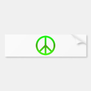 Autocollant De Voiture Vert de symbole de paix
