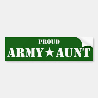 Autocollant De Voiture Vert de tante d'armée