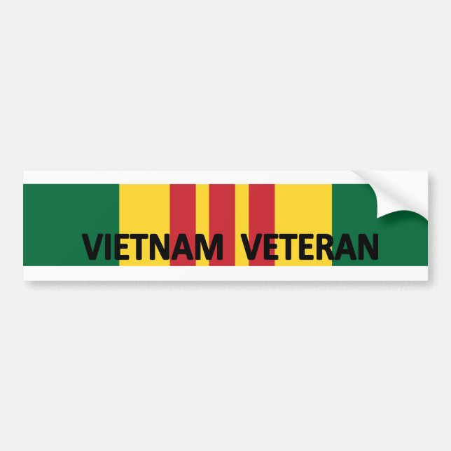 Autocollant De Voiture Vétéran du Vietnam (Devant)