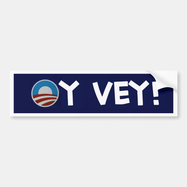 Autocollant De Voiture vey oy d'obama (Devant)