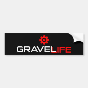 Autocollant De Voiture Vie de gravier Cyclisme