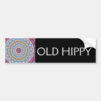AUTOCOLLANT DE VOITURE VIEILLE HIPPIE