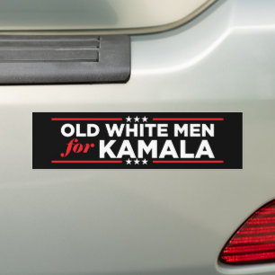 Autocollant De Voiture Vieux hommes blancs pour Kamala Harris 2024