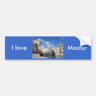 Autocollant De Voiture Vieux pont à Mostar